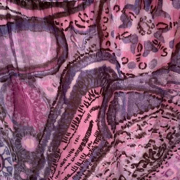 Talbots Front Keyhole Purple Top Size Small - Picture 6 of 6